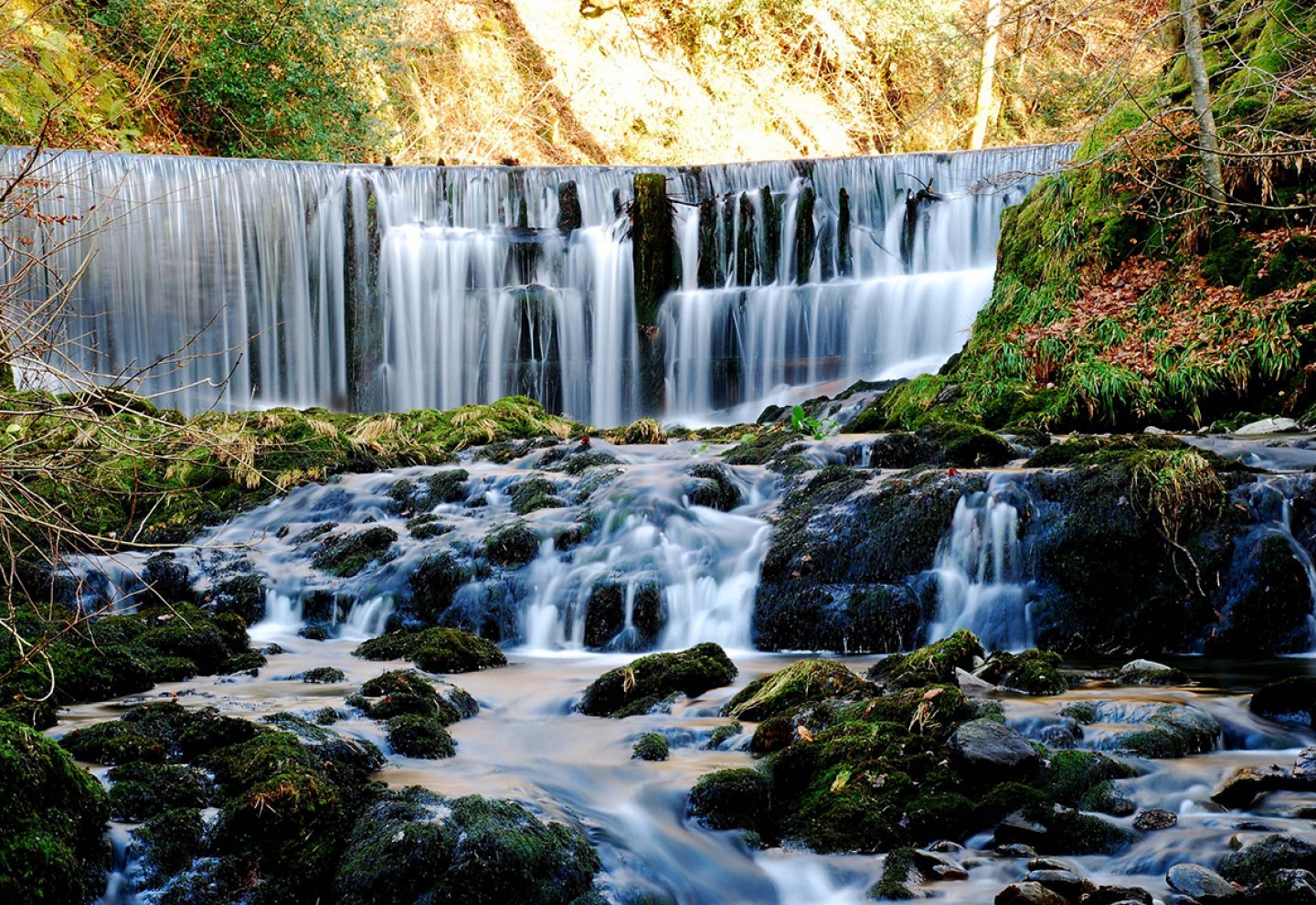 Waterfalls Close to Hawthorns Park